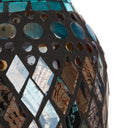 24.25"H Gloria's Crystal Beaded Table Lamp with Mosaic Base