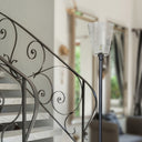69.25" H Maddie Metal and Glass Floor Lamp
