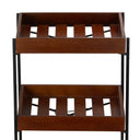 Willamina Wood and Metal Storage Cart