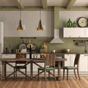 7" Martin Brushed Brass Bell Pendant Light