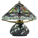 10.5"H Tiffany Style Dragonfly Accent Lamp