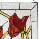 24" W Floral Vine Tiffany-Style Stained Glass Window Panel