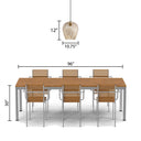 10.75" W Zoe Modern Clear and Gold Dome Shade Pendant Light