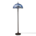 64"H Stained Glass Allistar Floor Lamp