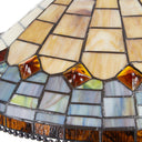 62.25" H Margriet Stained Glass Dome Shade Candlestick Base Floor Lamp