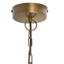 12" W 1-Light Constance Glass and Metal Pendant