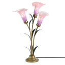 23.5"H Hand Blown Glass 3 Calla Lily Uplight Accent Lamp