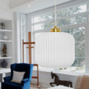 7.25"H Gael Retro Globe Shade Pendant Light
