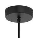 10" Aisling Black Metal Conical Pendant