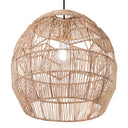 Charlotte River of Goods Metal and Woven Hemp Rope Hanging Pendant Light