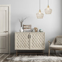 10.25" W 1-Light Betsy Rattan and Metal Pendant