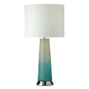 22" H 1-Light Lorida Glass and Metal Table Lamp