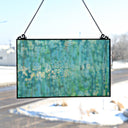 10.75"H Single Pane Stained Glass Window Panel