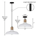Danica 14"W White and Jute Drum Pendant Light