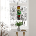 14"H Hans the Holiday Nutcracker Stained Glass Window Panel