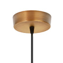 Bernadette River of Goods Brass Metal and Clear Glass Pendant Lamp