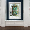 26"H Tiffany Style Stained Glass Brandi's Window Panel