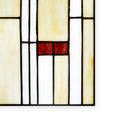 23.375"H Veldt Prairie Stained Glass Window Panel