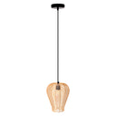 Chanda 9.25"W Glam Gold Bell Pendant Light