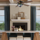 52"W Monroe 5-Blade Remote-Controlled Ceiling Fan