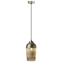 6.8'' W 1-Light Andrea Metal and Glass Pendant