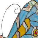 20.5"H Stained Glass Swallowtail Butterfly Window Panel