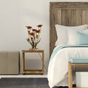 20"H Hand Blown Glass 5 Calla Lily Uplight Accent Lamp