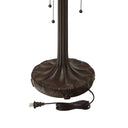 25.75" H Daffodil Tiffany-Style Stained Glass Table Lamp