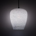 7.8" W Ellison Glam Blue and White Glass Globe Shade Pendant Light
