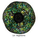32" H Wisteria Tiffany-Style Stained Glass Table Lamp