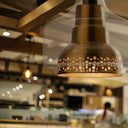 7" Martin Brushed Brass Bell Pendant Light