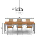 Sybil 17.75"W Star-Shaped Cutout Silver Pendant Light