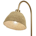 26.75" H Kelsey Dome Shade and Gold Arched Base Table Lamp