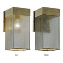 River of Goods Dixsie Brown Brushed Metal Wall-Mounted Outdoor Light