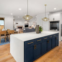 16.5" W Lucy Industrial Gold Open Caged Shade Pendant Light