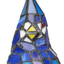 13.5"H Stained Glass Bird Accent Lamp