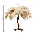 The 30" H Sammy Bronze Tropical Palm Tree Table Lamp