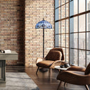 64"H Stained Glass Allistar Floor Lamp
