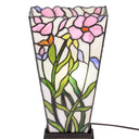 15.5" H Yara Multi Colored Stained Glass Vase-Shaped Table Lamp