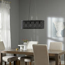 30" 4-Light Gianna Chandelier Black