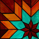 12" H Shelby Stained Glass Window Panel