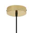 9.8" W Danielle Glam Green/White Ombre Glass Globe Shade Pendant Light