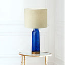 22" H 1-Light Raine Glass and Metal Table Lamp