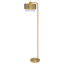 65.25"H Xander Gold Drum Shade Floor Lamp