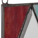 15" H Tiffany-Style Cross Stained Glass Window Panel