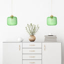 7.25"H Gael Retro Globe Shade Pendant Light
