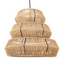 Brigitta 20"W Tiered Natural Jute Pendant Light
