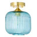 10.25"H Jeanine Globe Ceiling Light