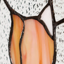 13" W Tiffany-Style Kitten Stained Glass Window Panel