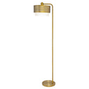 65.25"H Xander Gold Drum Shade Floor Lamp